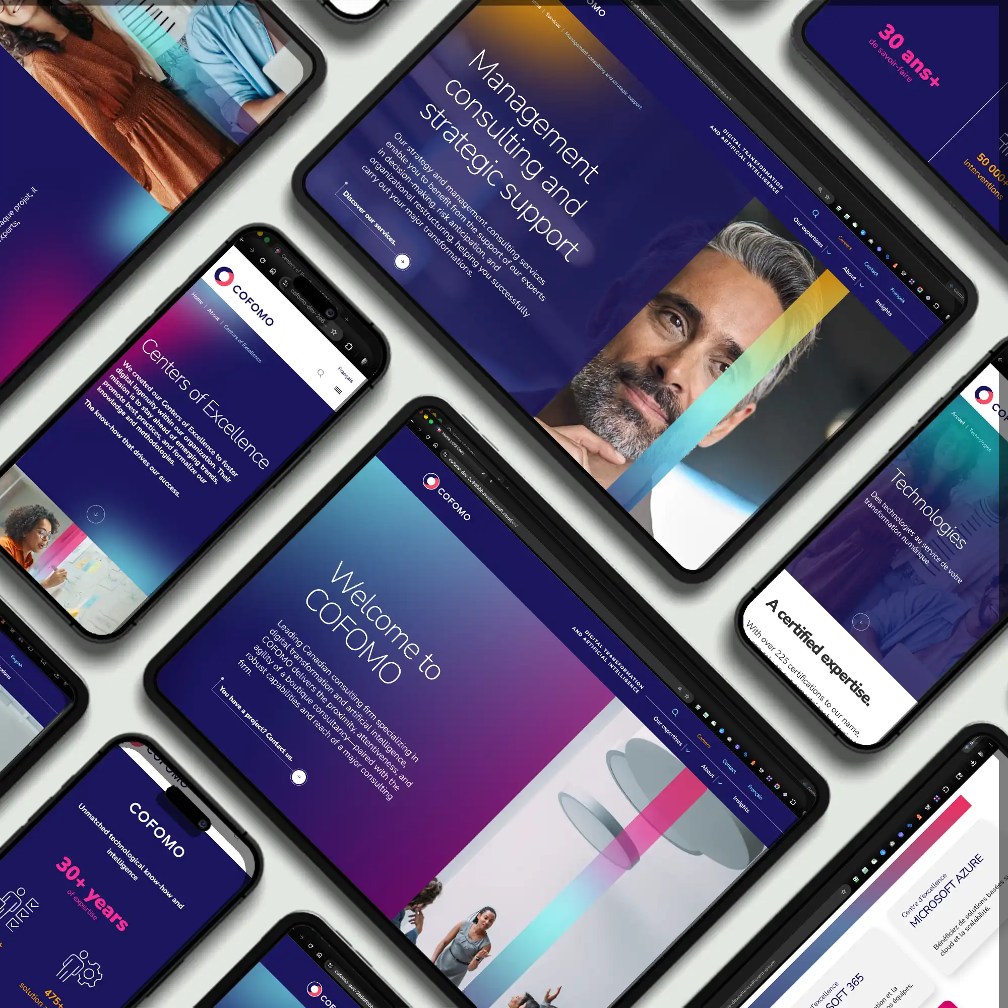 B2B branding agency, COFOMO, Brand positioning, Brand strategy, Visual identity, Digital identity and website, Employer branding, Sales tools