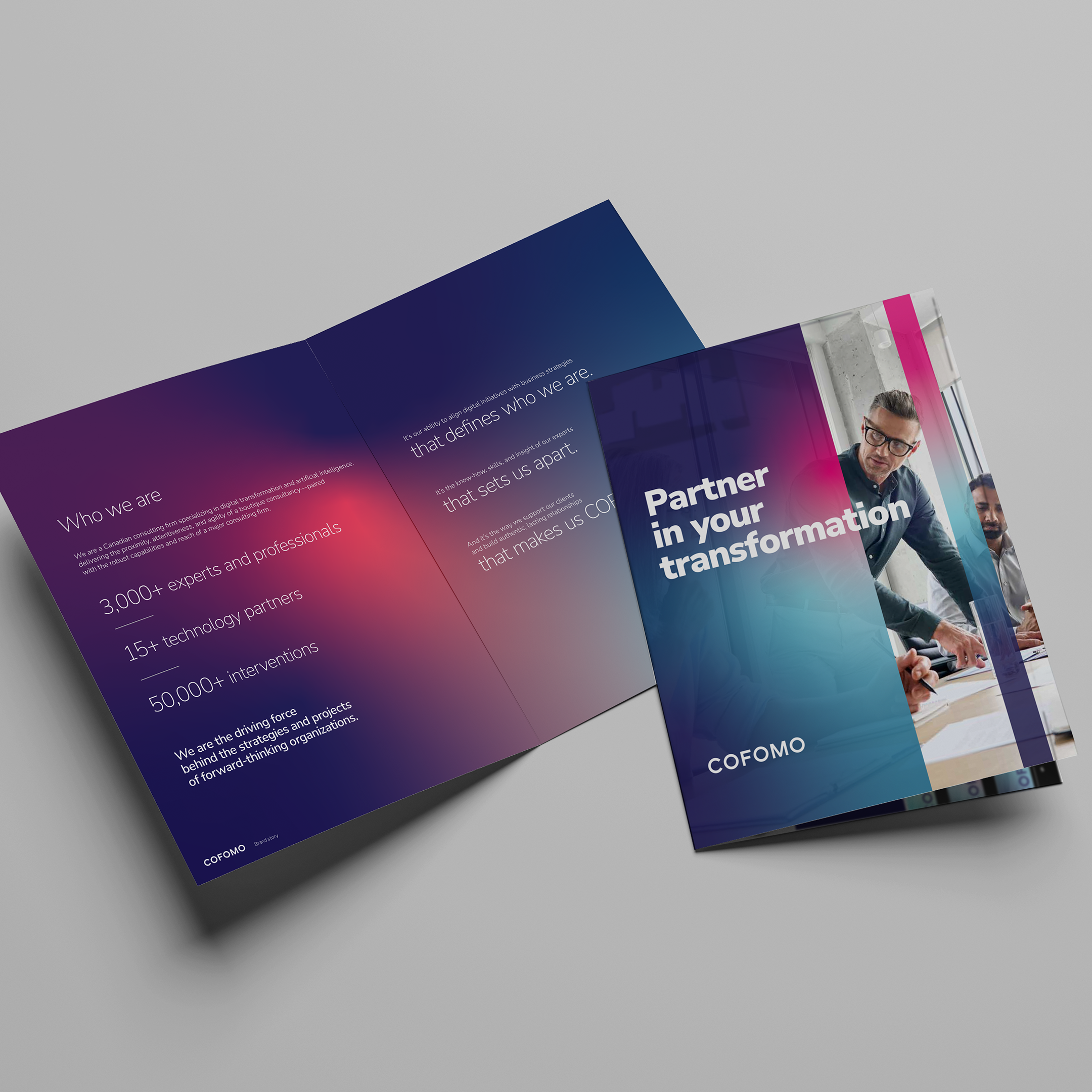 B2B branding agency, COFOMO, Brand positioning, Employer branding, Sales tools