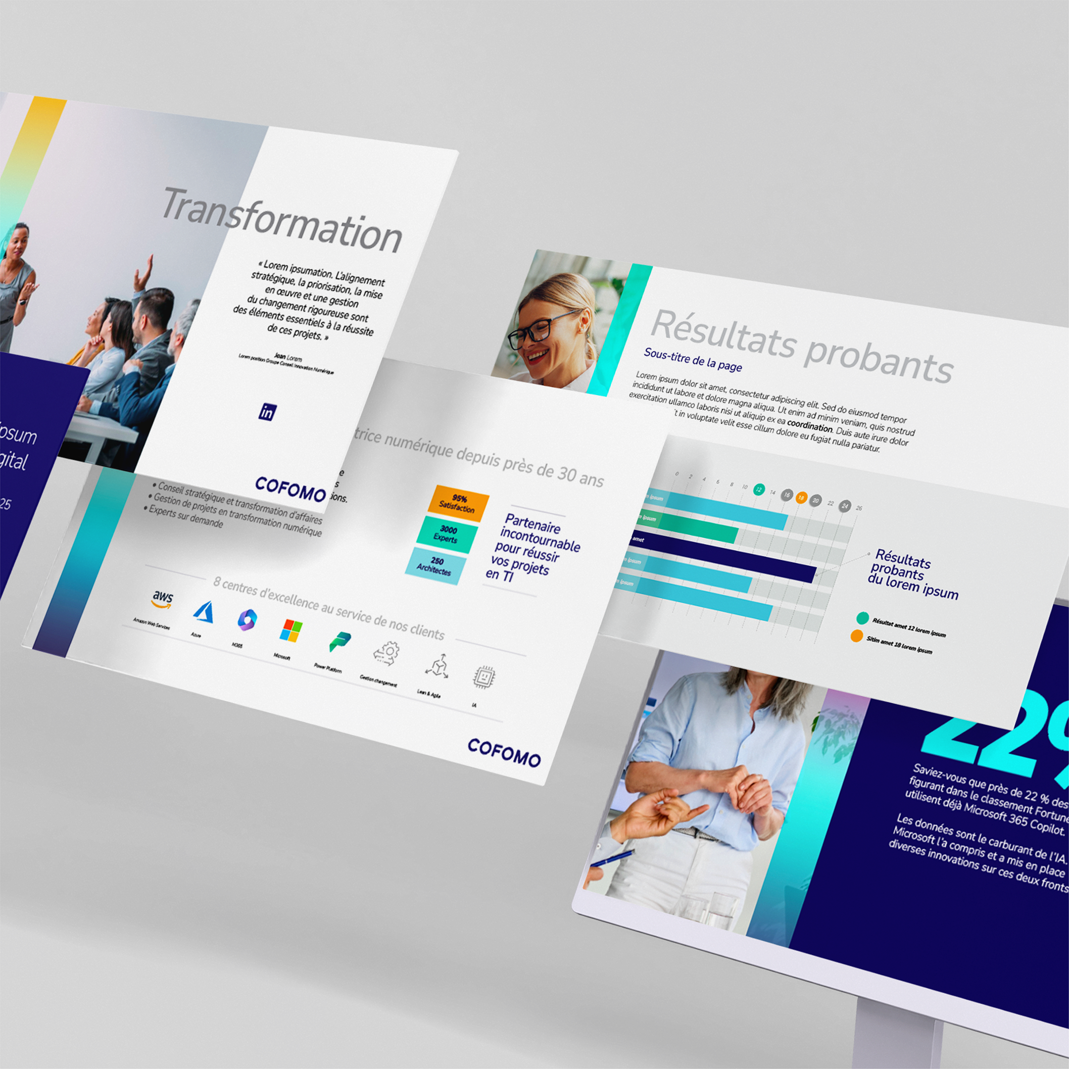 Agence de branding B2B, COFOMO, Identité visuelle