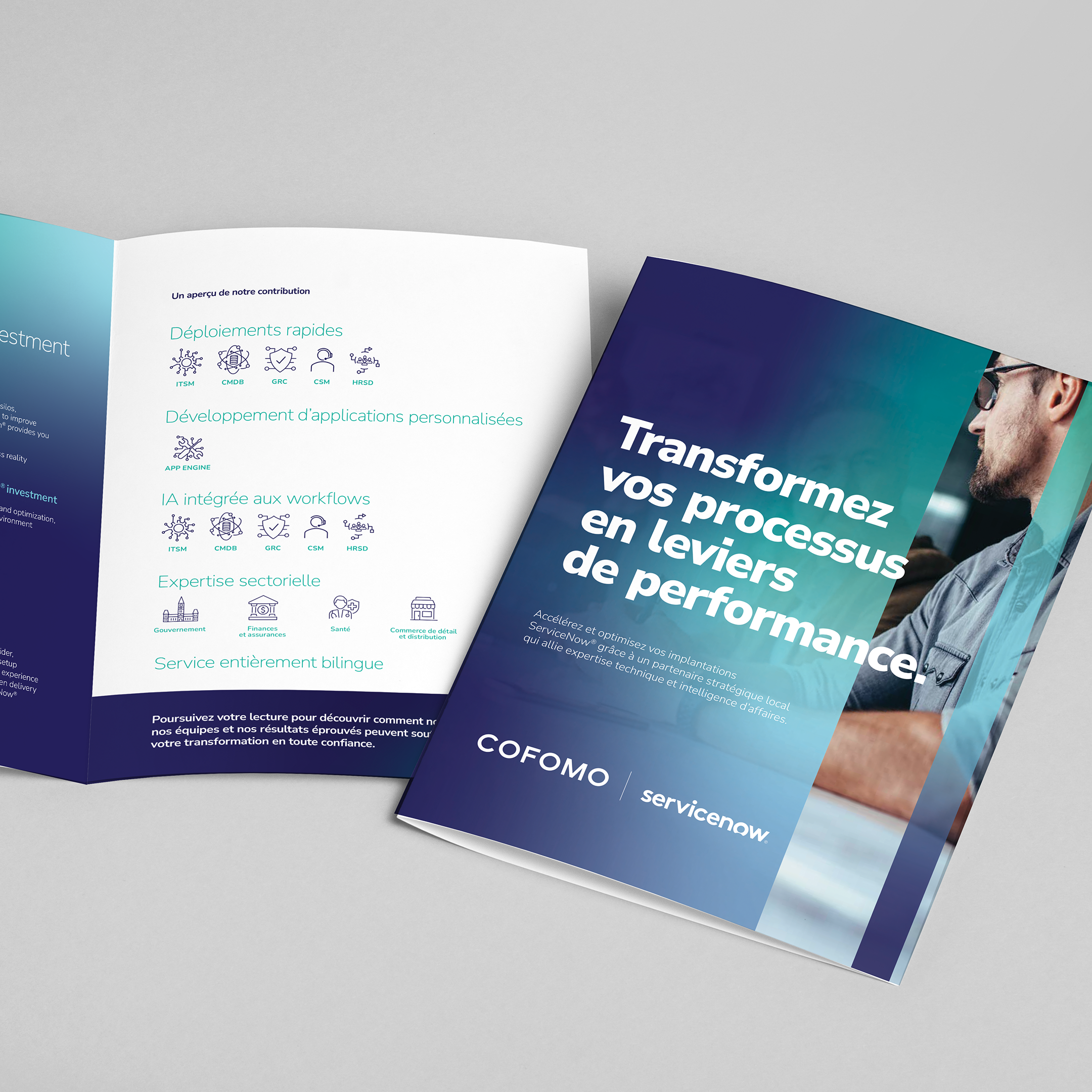 B2B branding agency, COFOMO, Brand positioning, Brand strategy, Visual identity, Digital identity and website, Employer branding, Sales tools